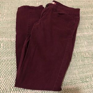SO Maroon Skinny Pants